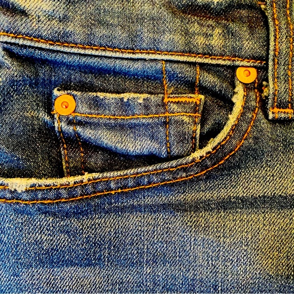 7 FOR ALL MANKIND Desert Oasis Denim Womens High Rise Cut Off Frayed Edges Short - Picture 8 of 15